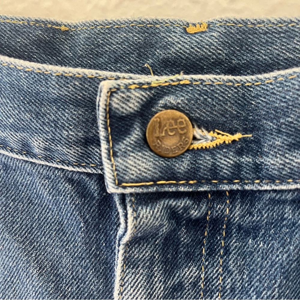 Lee Vintage Patchwork High Rise Crop Jeans - Picture 6 of 16